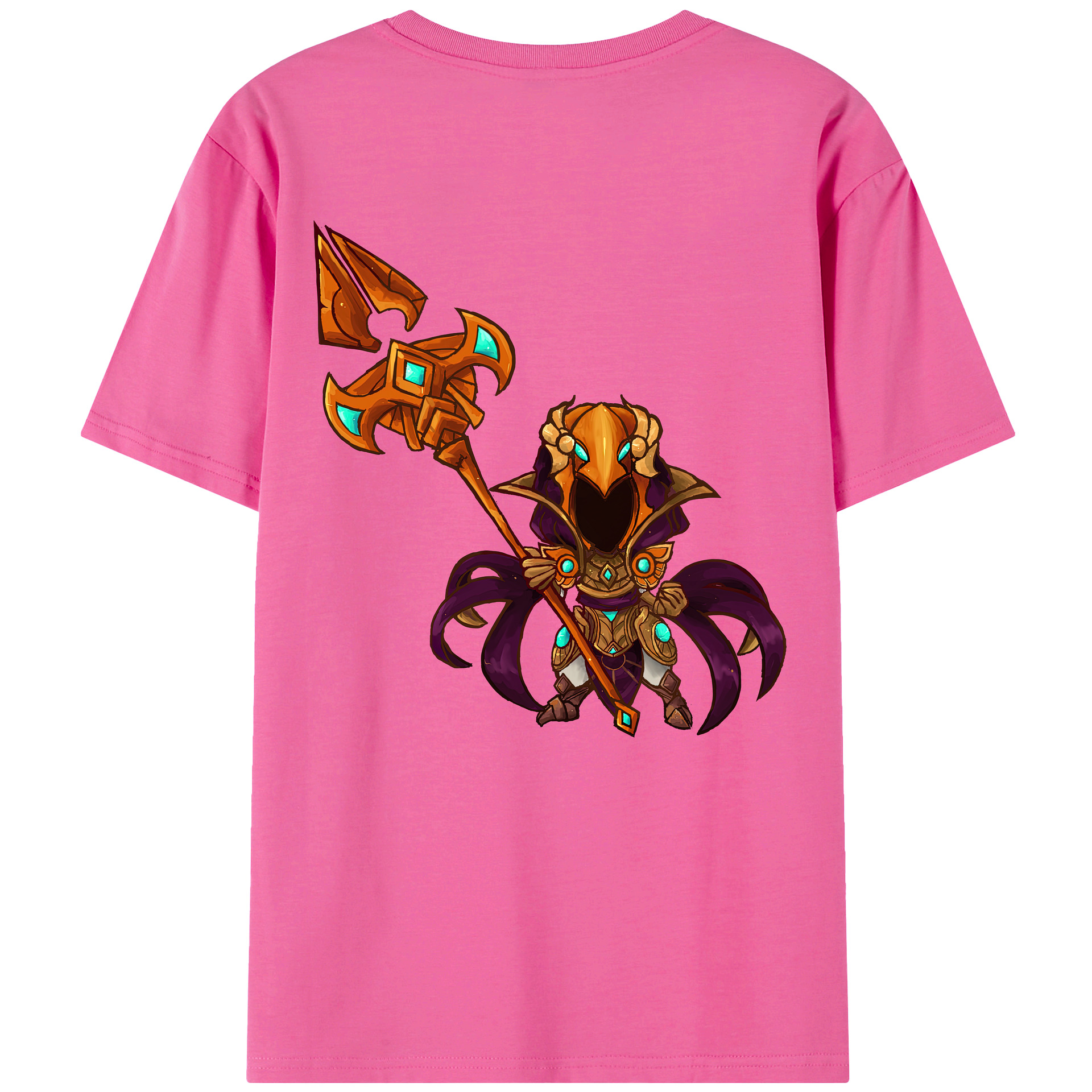 リーグ・オブ・レジェンド League of Legends LOL レディース半袖Tシャツ(バックプリント)